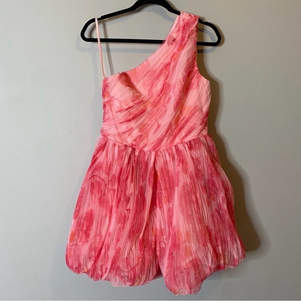 NWT Hutch Coral One-Shoulder Dress - Picture 3 of 7